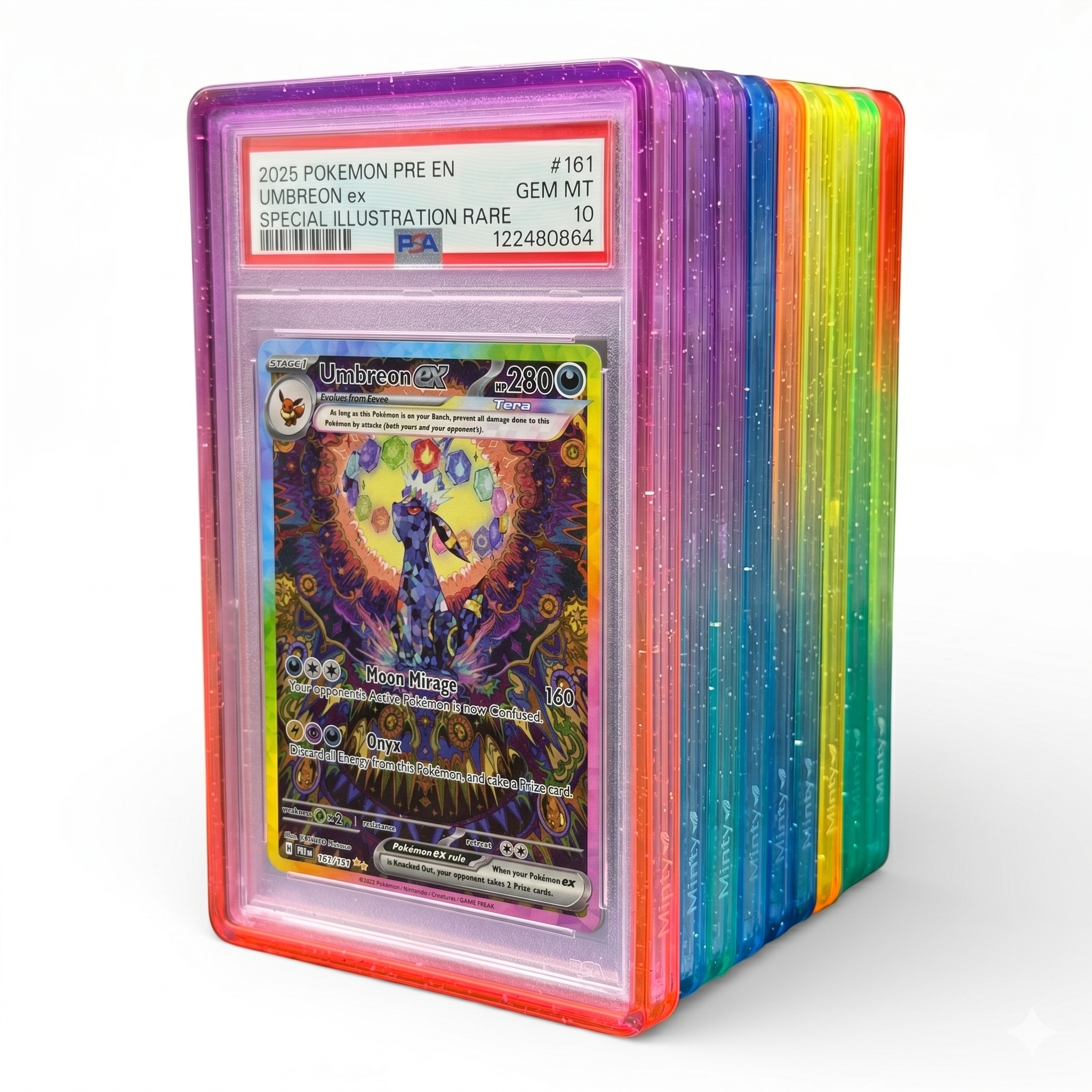 カードダス　プリズム　サンダー　PSA8 MintyGuard for Standard PSA Graded Cards (Prism Series) Graded Guard B