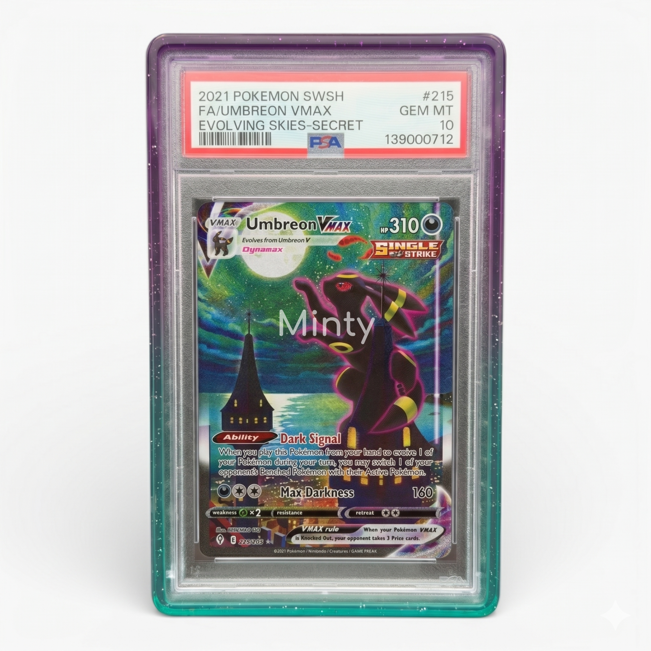 MintyGuard for Standard PSA Graded Cards (Prism Series) Graded Guard Bumper Guard