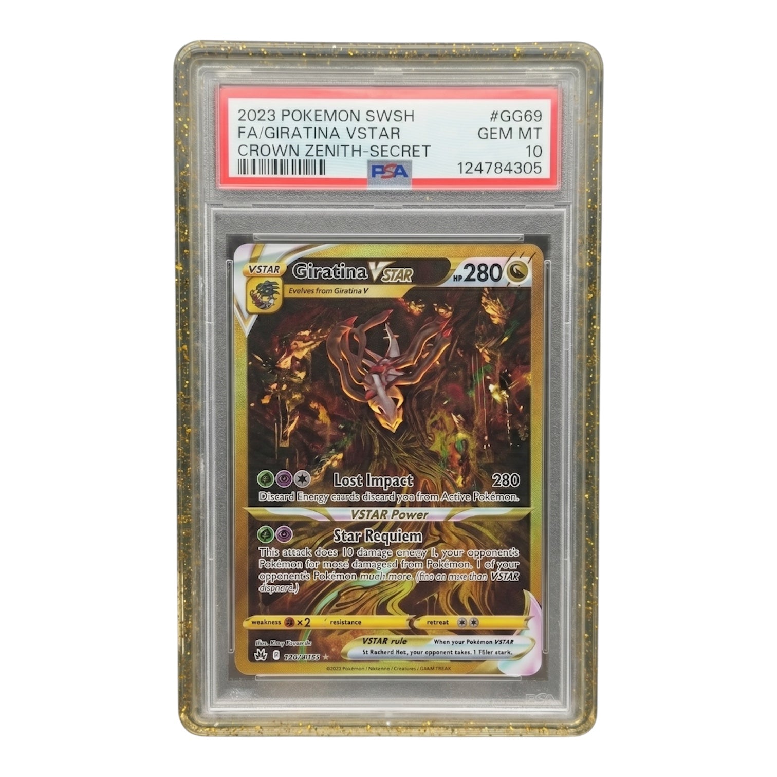 MintyGuard for Standard PSA Graded Cards GOLD Graded Guard Bumper Guard