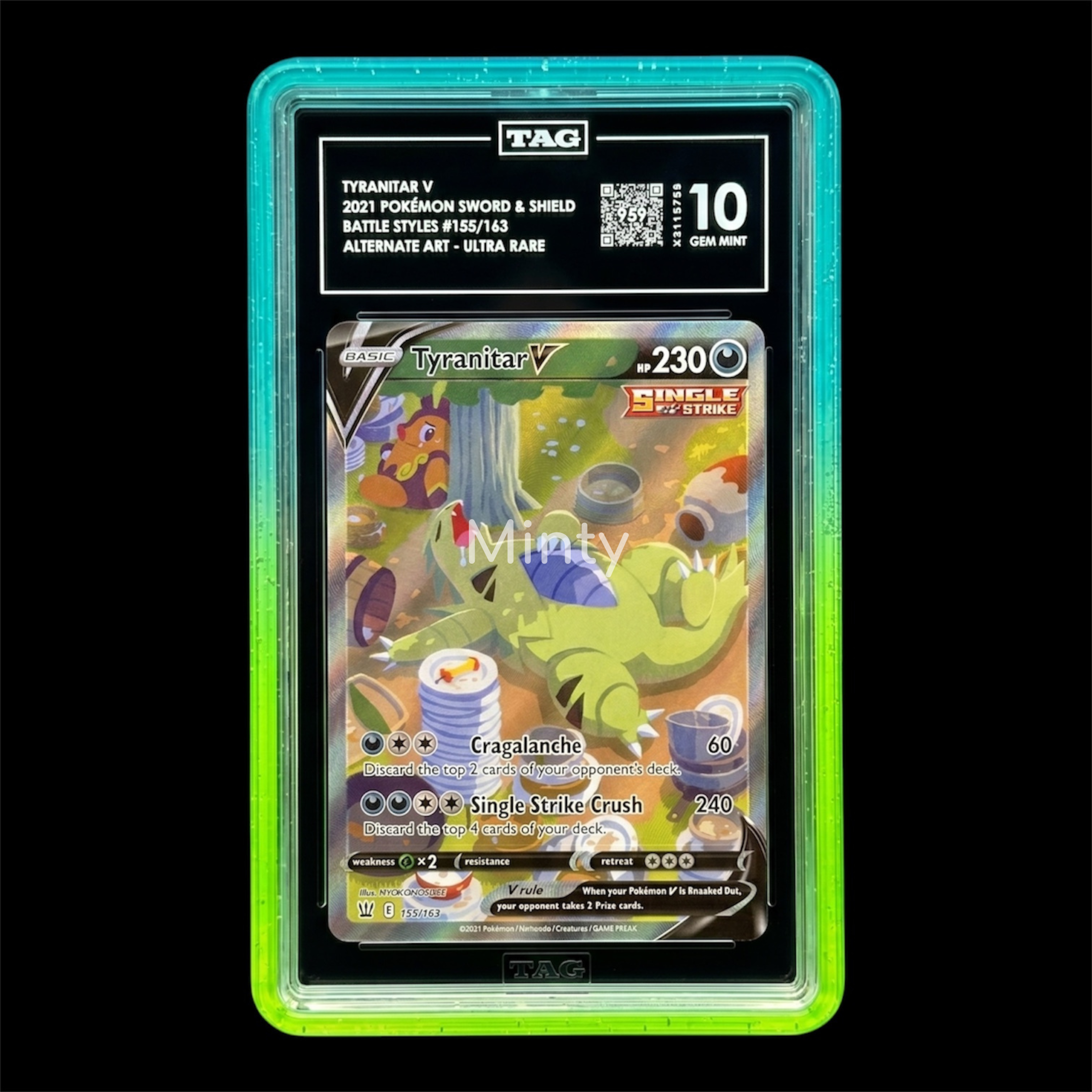 MintyGuard for Standard TAG Graded Cards Graded Guard Bumper Guard