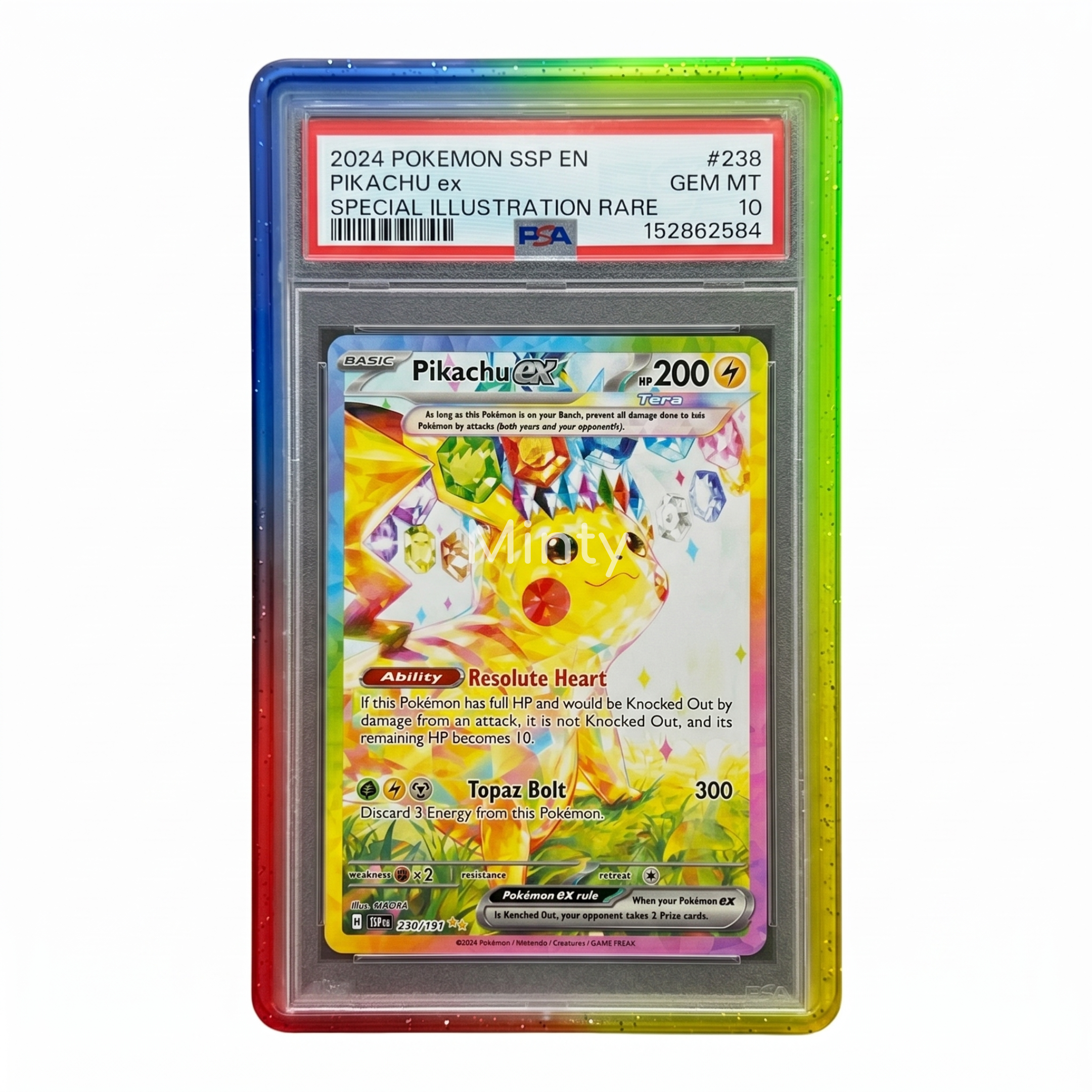 MintyGuard for Standard PSA Graded Cards (Prism Series) Graded Guard Bumper Guard