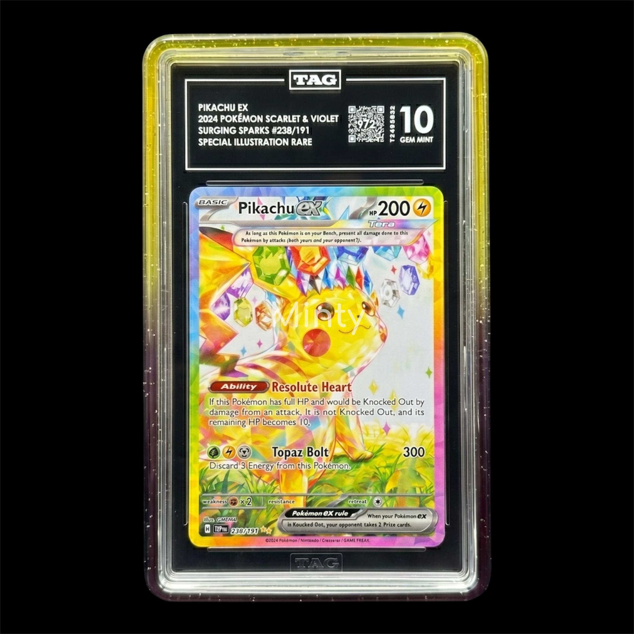 MintyGuard for Standard TAG Graded Cards Graded Guard Bumper Guard
